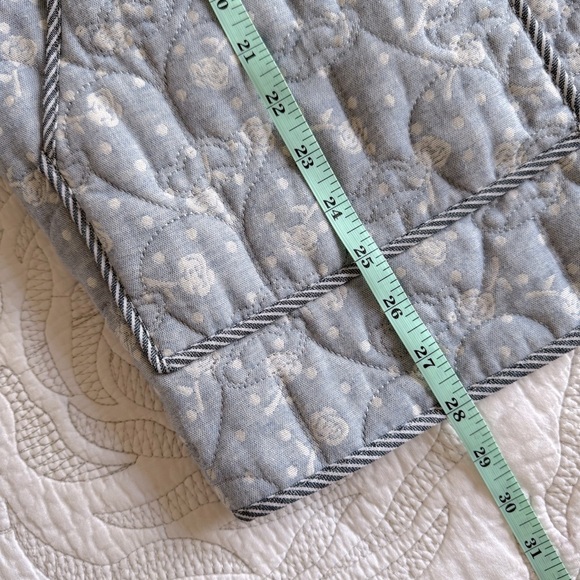 Anthropologie - Avec Les Filles - Floral Stripe Quilted Jacket - Picture 15 of 15